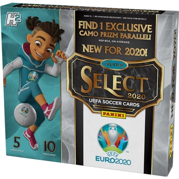 2020 PANINI Select EURO Soccer Hybrid H2 Box
