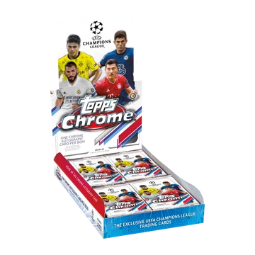 2020-21 TOPPS UEFA Champions League Chrome Soccer Hobby Box