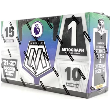 2021-22 PANINI Mosaic Premier League EPL Soccer Hobby Box