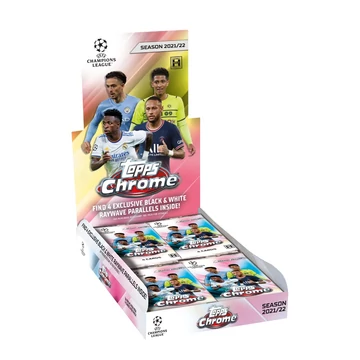 2021-22 TOPPS UEFA Champions League Chrome Soccer Hobby Lite Box