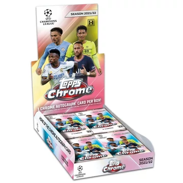 2021-22 TOPPS UEFA Champions League Chrome Soccer Hobby Box