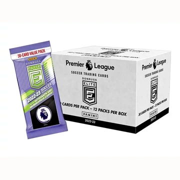 2022-23 PANINI Donruss Elite Premier League EPL Soccer Fat Pack Box