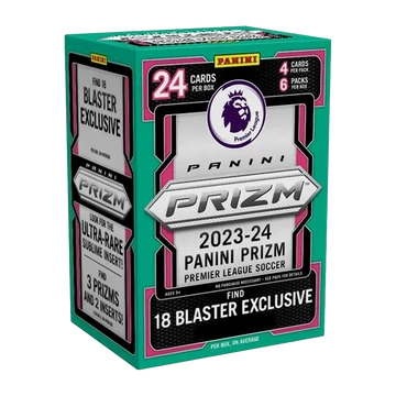 2023-24 PANINI Prizm Premier League EPL Soccer 6-Pack Hobby (Blue Mosaic) Blaster Box