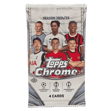 2024-25 TOPPS Chrome UEFA Club Competition Soccer Blaster Box csomag