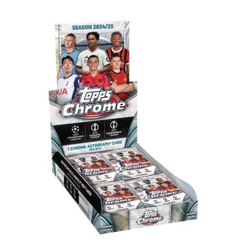 2024-25 TOPPS Chrome UEFA Club Competition Soccer Hobby