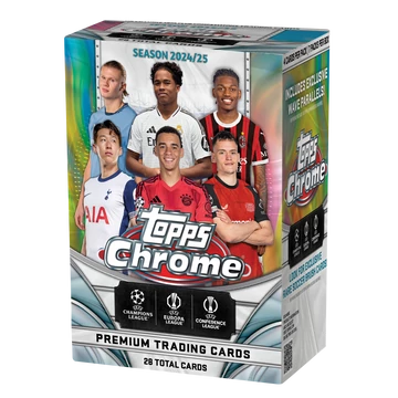 2024-25 TOPPS Chrome UEFA Club Competition Soccer Blaster Box