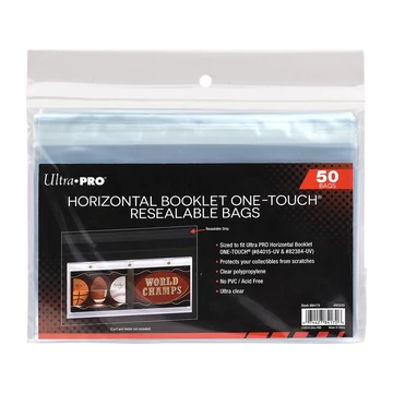 Ultra-PRO Horizontal Booklet ONE-TOUCH Bags 50db