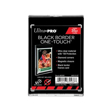 Ultra-PRO ONE-TOUCH 35pt UV Black Border Magnetic Holder