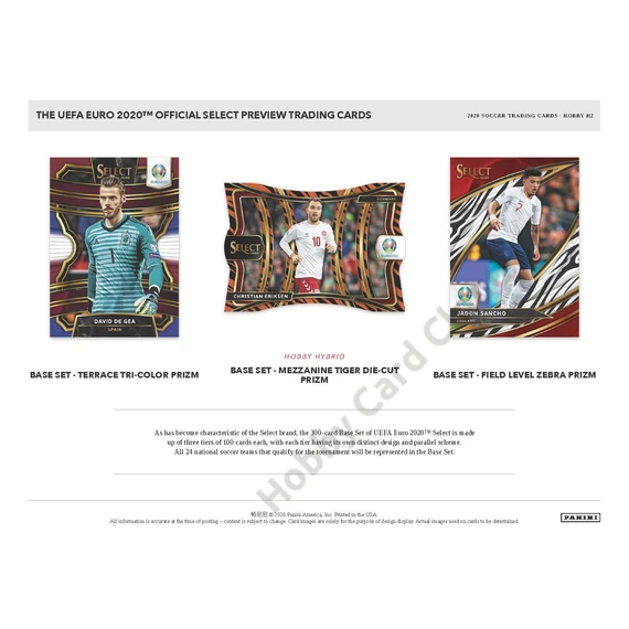2020 PANINI Select EURO Soccer Hybrid H2 Box