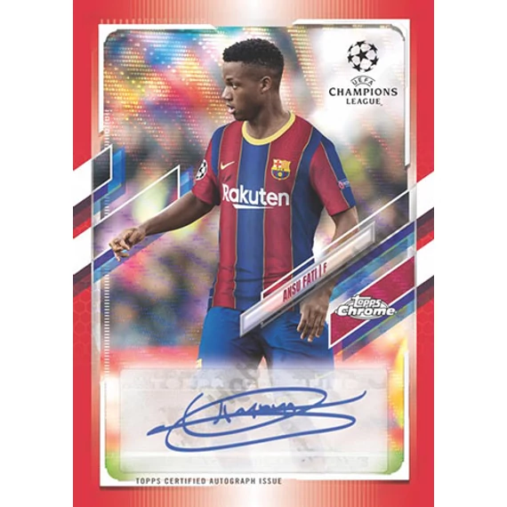2020-21 TOPPS UEFA Champions League Chrome Soccer Hobby Box