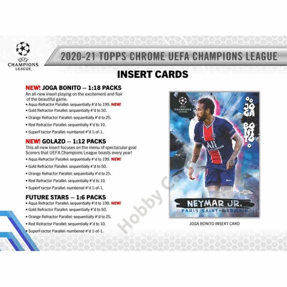 2020-21 TOPPS UEFA Champions League Chrome Soccer Hobby Box