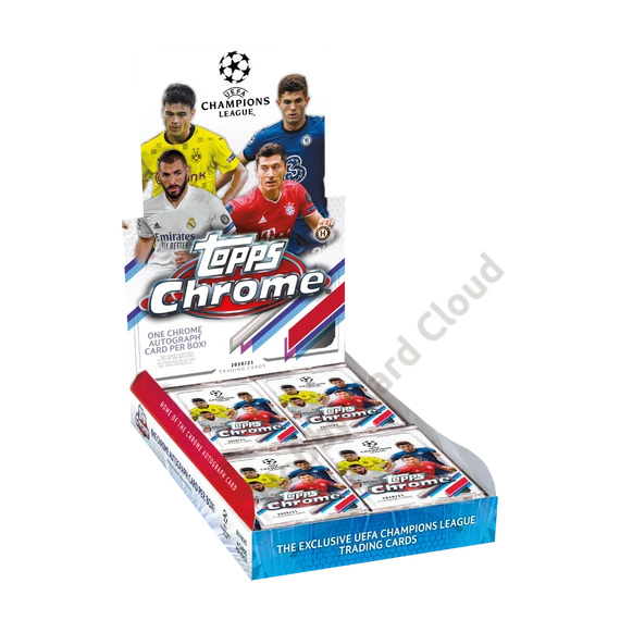 2020-21 TOPPS UEFA Champions League Chrome Soccer Hobby Box