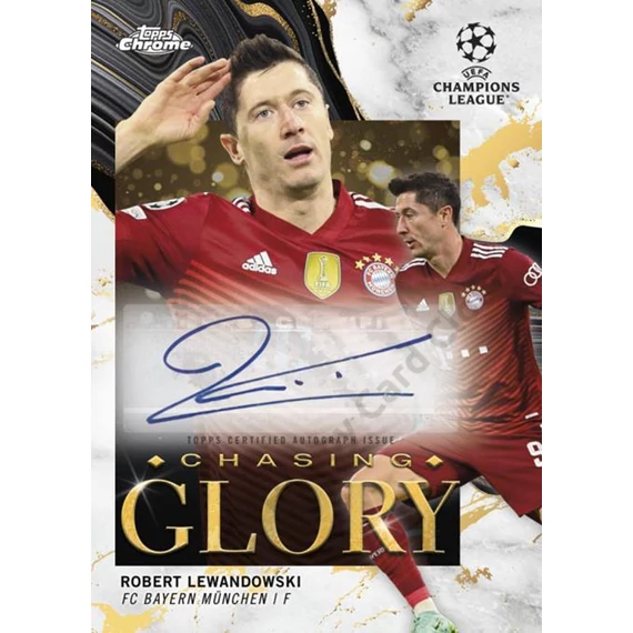 2021-22 TOPPS UEFA Champions League Chrome Soccer Hobby Lite Box csomag