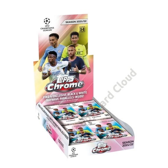 2021-22 TOPPS UEFA Champions League Chrome Soccer Hobby Lite Box