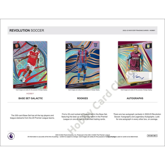 2022-23 PANINI Revolution Premier League Soccer Hobby Box