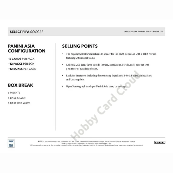 2022-23 PANINI Select FIFA Soccer TMALL Box