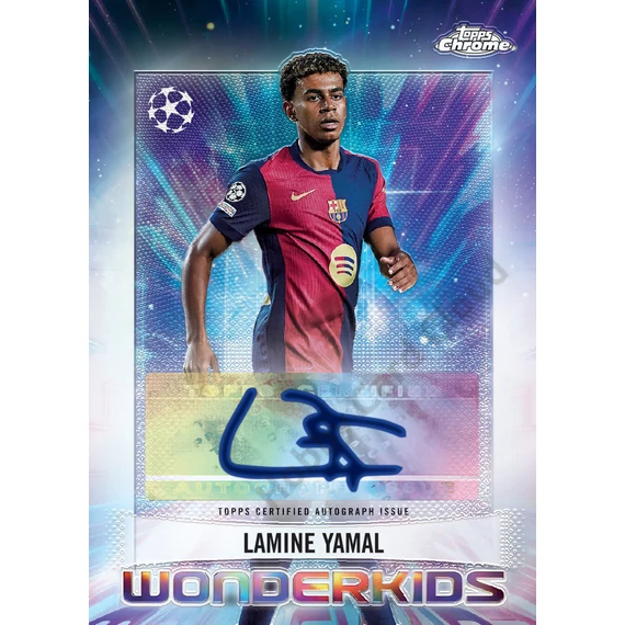 2024-25 TOPPS Chrome UEFA Club Competitions Soccer Hobby