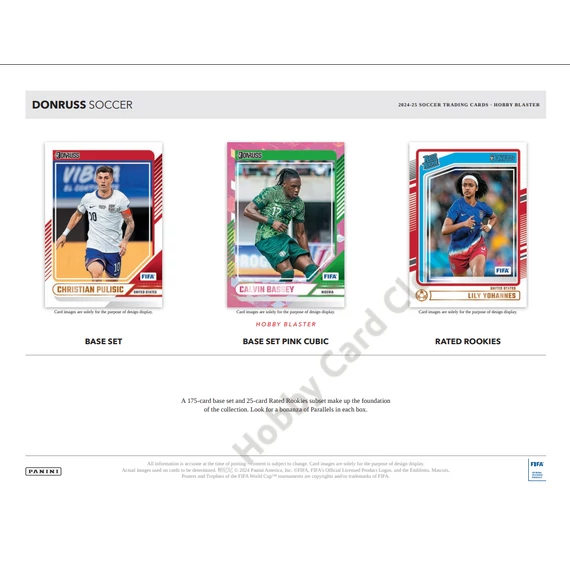 2024-25 PANINI Donruss Soccer Hobby Blaster Box