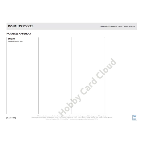 2024-25 PANINI Donruss Soccer Hobby Blaster Box
