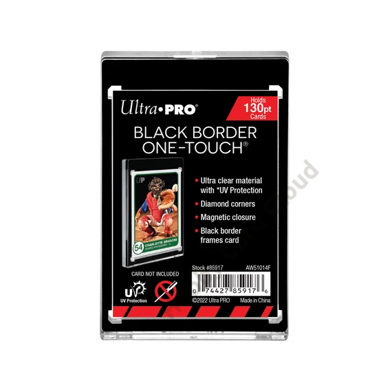 Ultra-PRO ONE-TOUCH 130pt UV Black Border Magnetic Holder